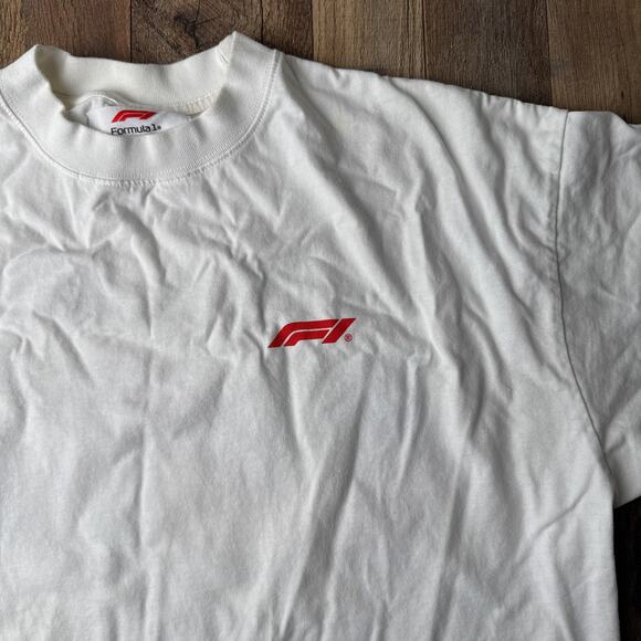 Pacsun x Formula 1 T-Shirt Men's 2XL White Short Sleeve Racing Grand Prix 6094 - Picture 4 of 8